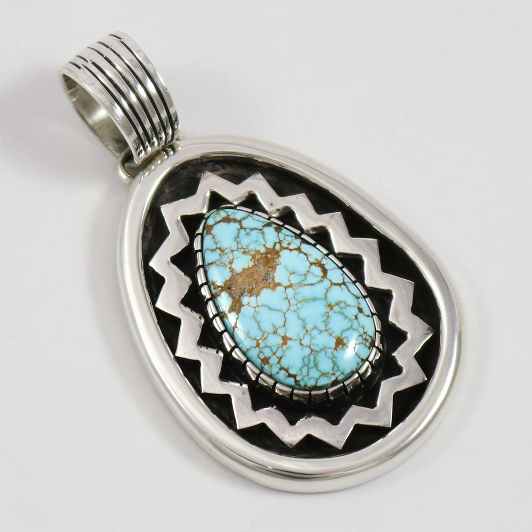 Number Eight Turquoise Pendant