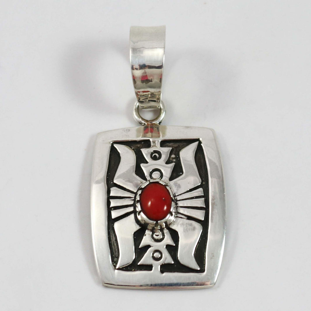 Pendentif superposition de corail