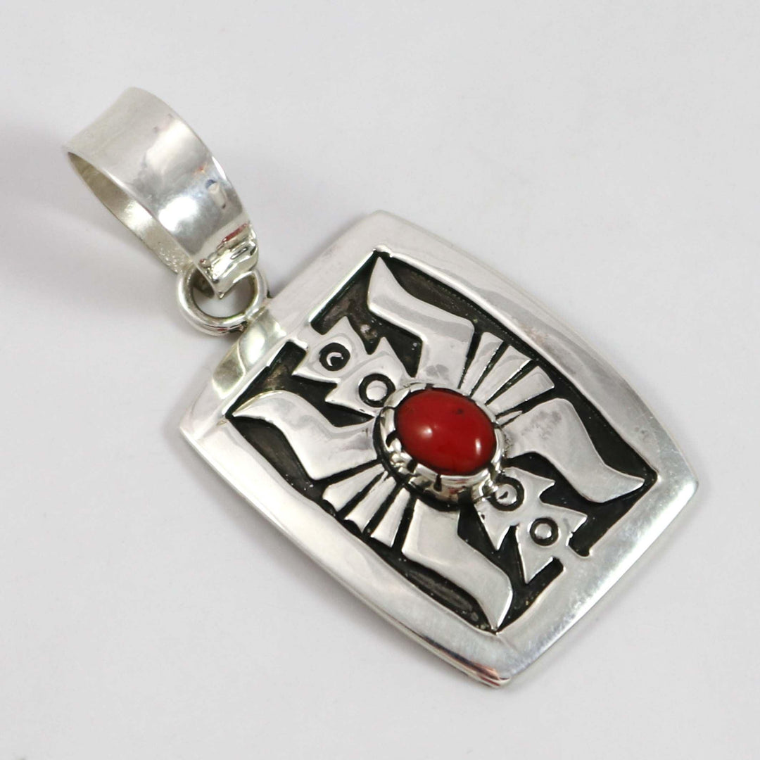 Pendentif superposition de corail