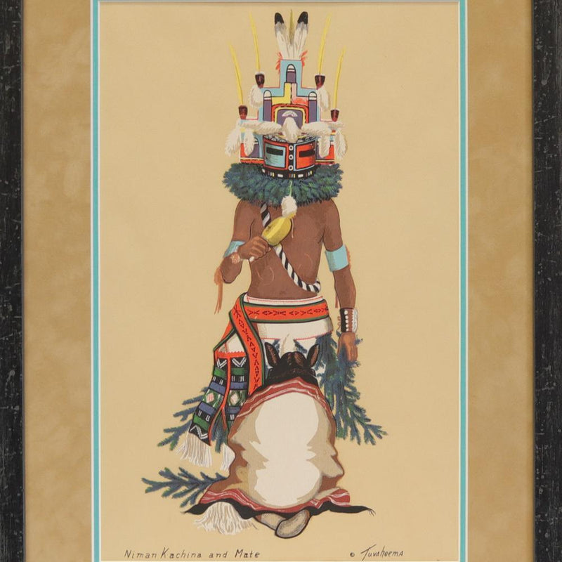 1930s Niman Serigraph by Kyrate Tuvahoema - Garland&