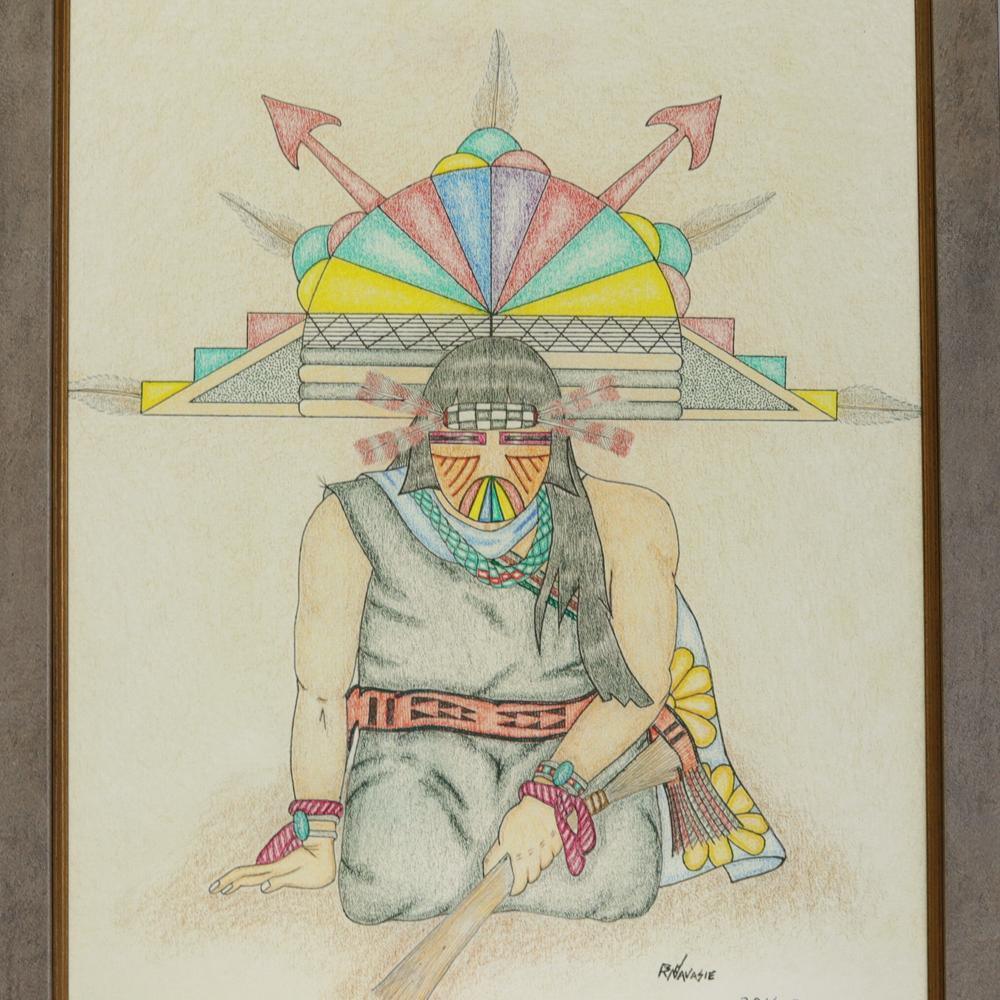 Kachina Painting by Randy Navasie - Garland's