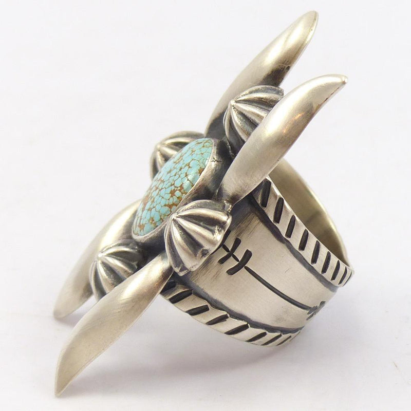Number Eight Turquoise Ring by Wyatt Lee-Anderson - Garland&