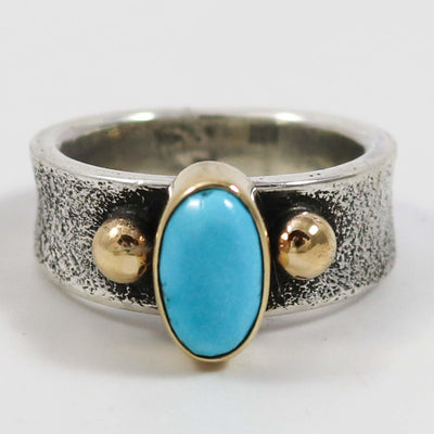Castle Dome Turquoise Ring by Noah Pfeffer - Garland's