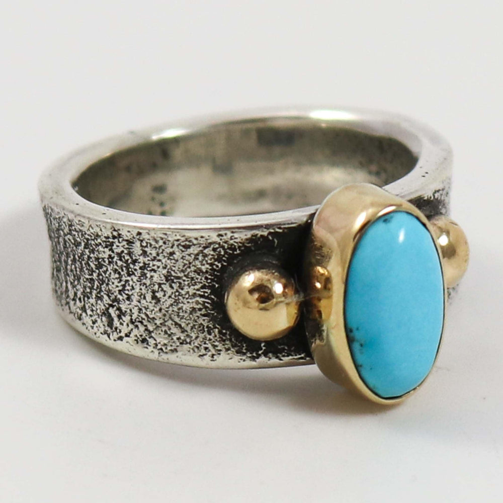 Castle Dome Turquoise Ring by Noah Pfeffer - Garland's