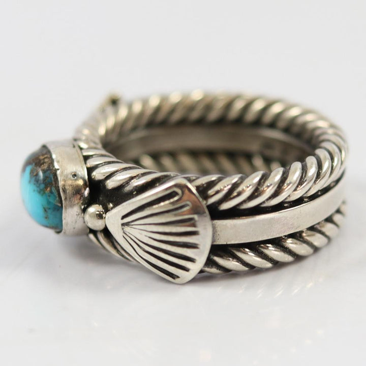 Bisbee Turquoise Ring by Steve Arviso - Garland's