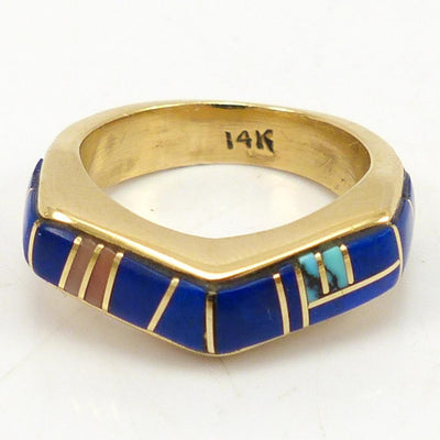 Gold Inlay Ring by Rose Ann Lee - Garland's