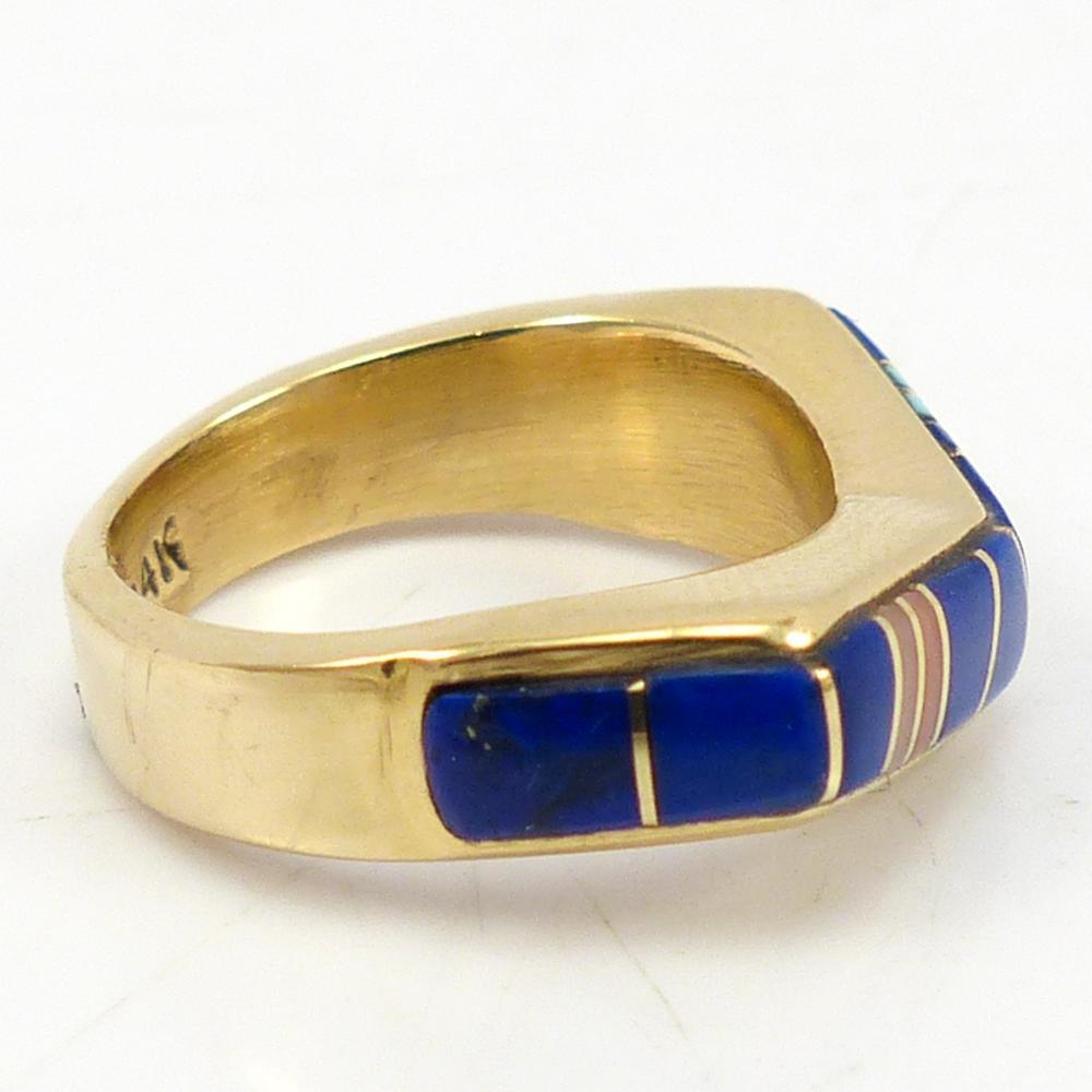 Gold Inlay Ring by Rose Ann Lee - Garland's