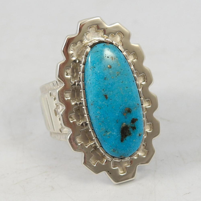Morenci Turquoise Ring by Dina Huntinghorse - Garland&