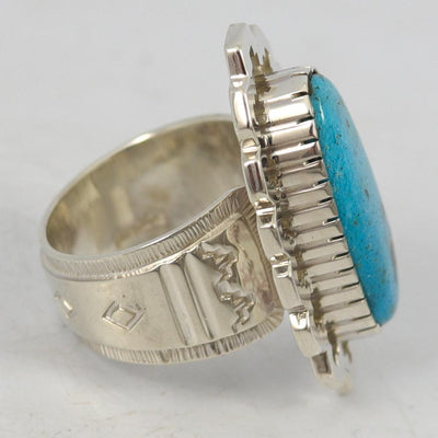 Morenci Turquoise Ring by Dina Huntinghorse - Garland's
