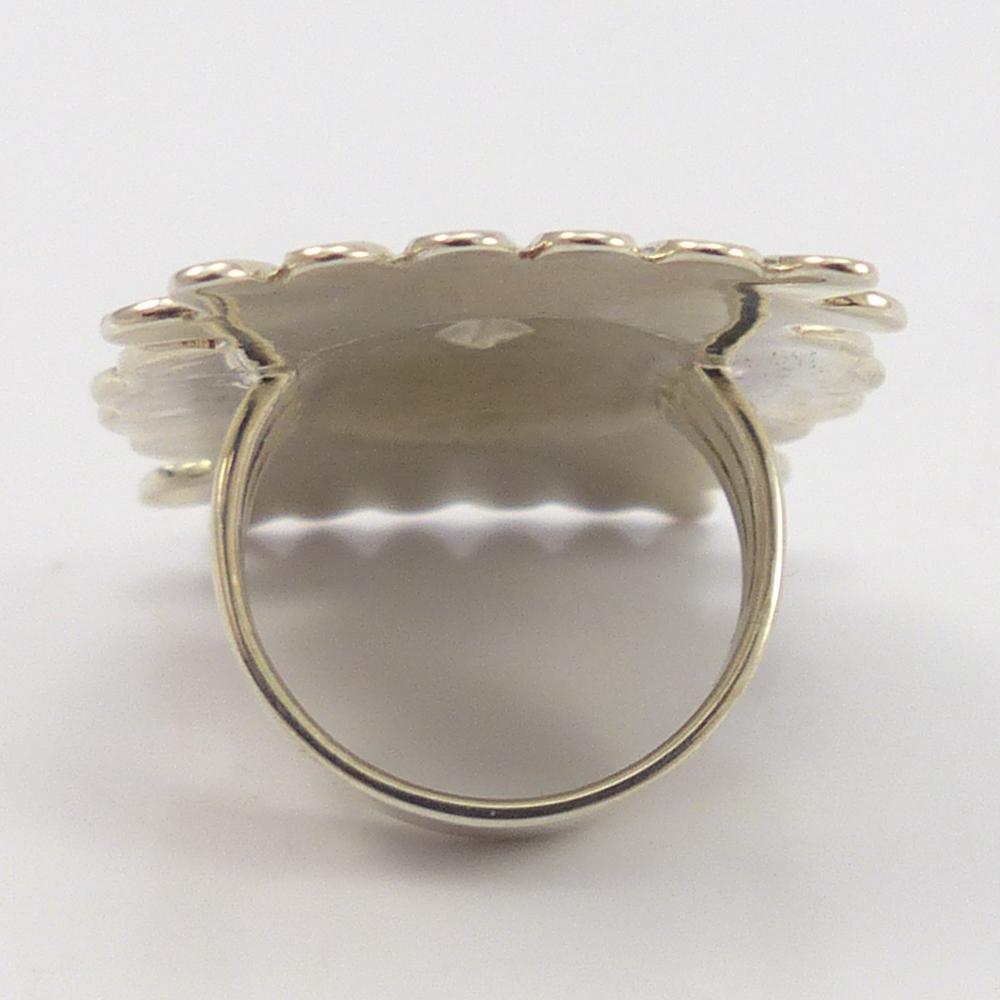 Silver Concha Ring by Fidel Bahe - Garland's