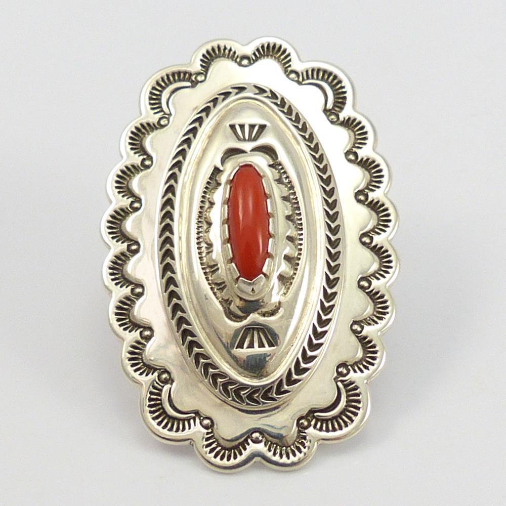 Coral Concha Ring by Fidel Bahe - Garland's