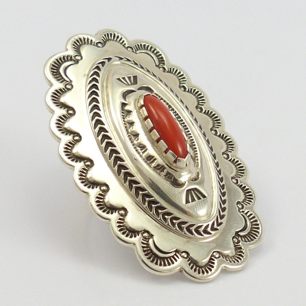 Coral Concha Ring by Fidel Bahe - Garland's