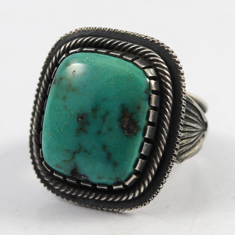 Indian Mountain Turquoise Ring by Steve Arviso - Garland&