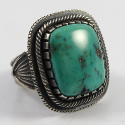 Indian Mountain Turquoise Ring by Steve Arviso - Garland's