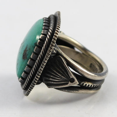 Indian Mountain Turquoise Ring by Steve Arviso - Garland's