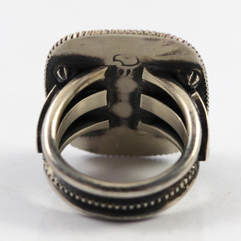 Indian Mountain Turquoise Ring by Steve Arviso - Garland&