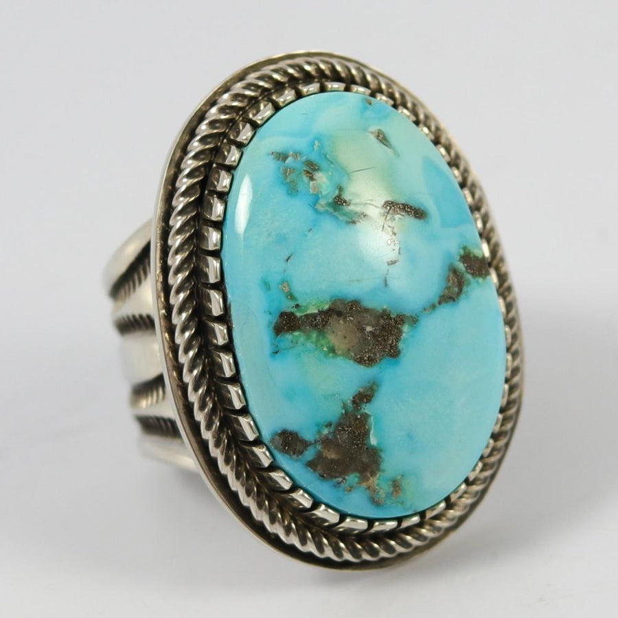 Kingman Turquoise Ring by Tommy Jackson - Garland's