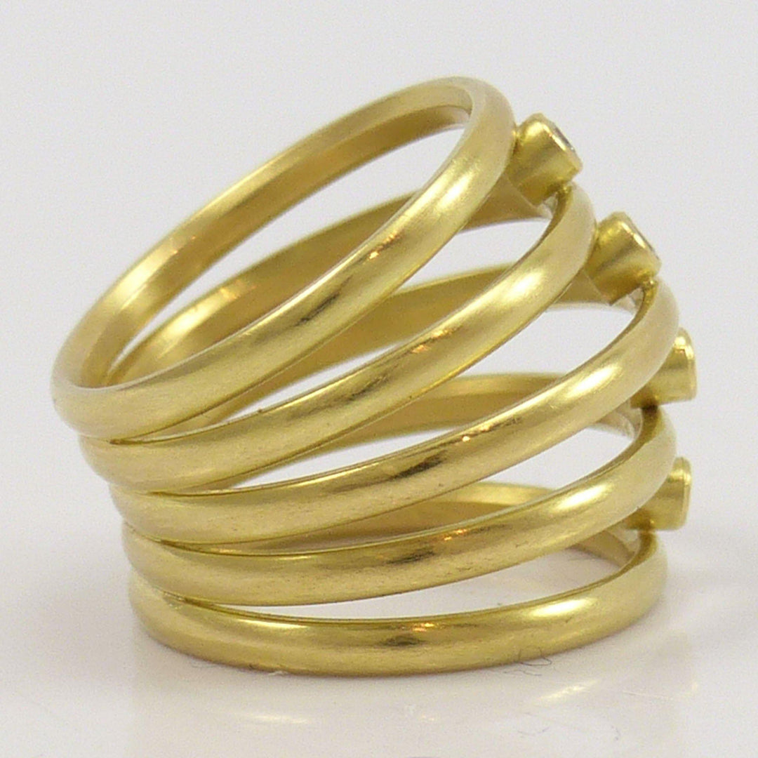Gold and Diamond Ring by Maria Samora - Garland's
