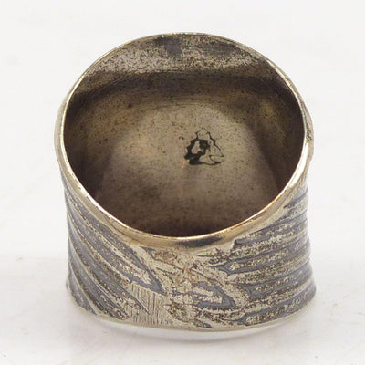 Stamped Silver Ring by Bryan Joe - Garland's
