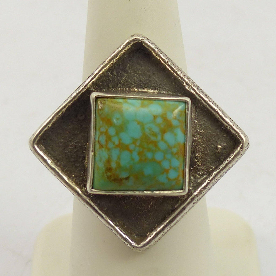 Kingman Turquoise Ring by Joel Pajarito - Garland's