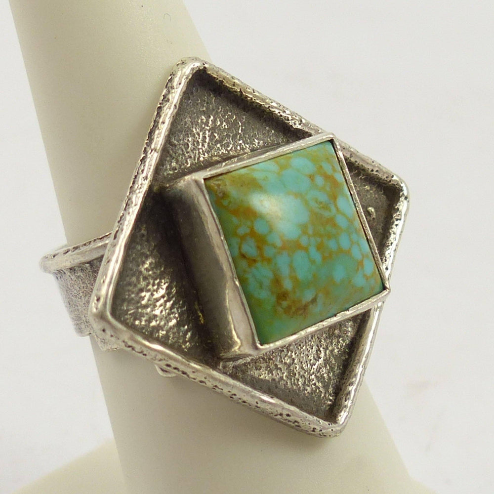 Kingman Turquoise Ring by Joel Pajarito - Garland's