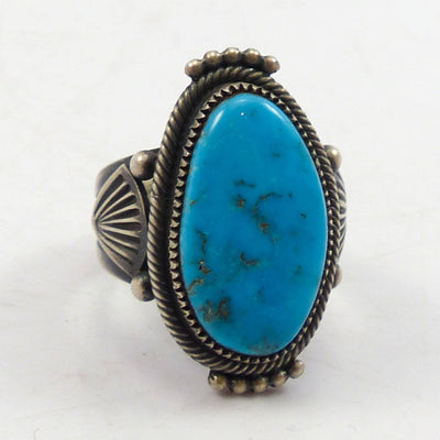 Blue Gem Turquoise Ring by Steve Arviso - Garland's