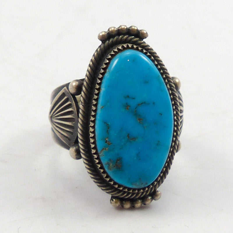 Blue Gem Turquoise Ring by Steve Arviso - Garland&
