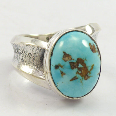 Tyrone Turquoise Ring by Noah Pfeffer - Garland's