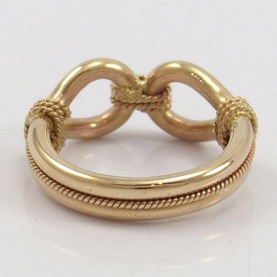 Gold Horse Whisper Ring by Steve Arviso - Garland's