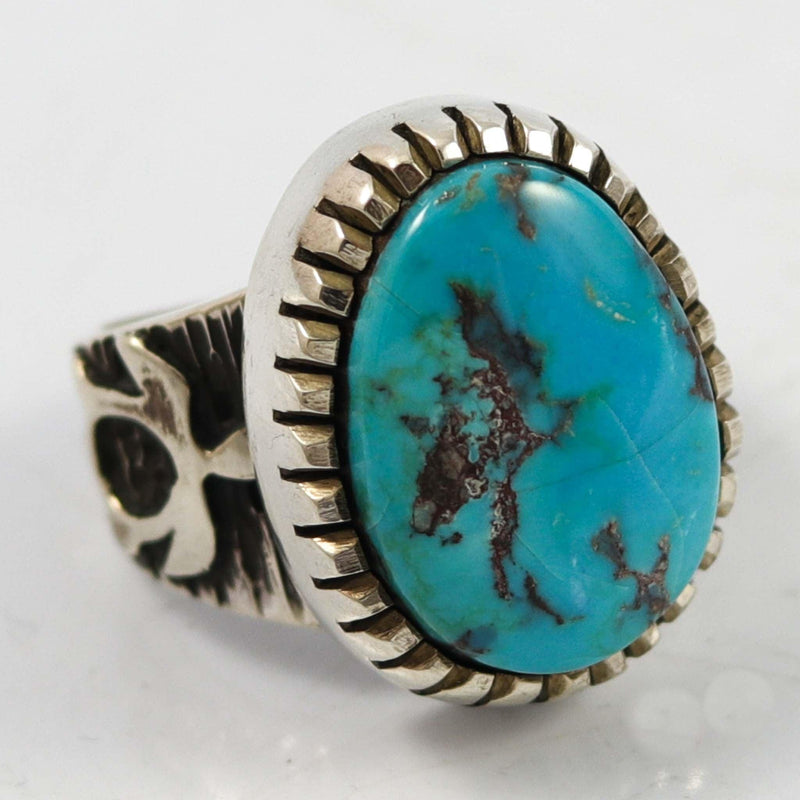 Bisbee Turquoise Ring by Kee Yazzie - Garland&