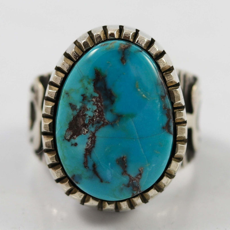 Bisbee Turquoise Ring by Kee Yazzie - Garland&