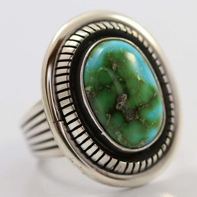 Sonoran Gold Turquoise Ring by Marian Nez - Garland's