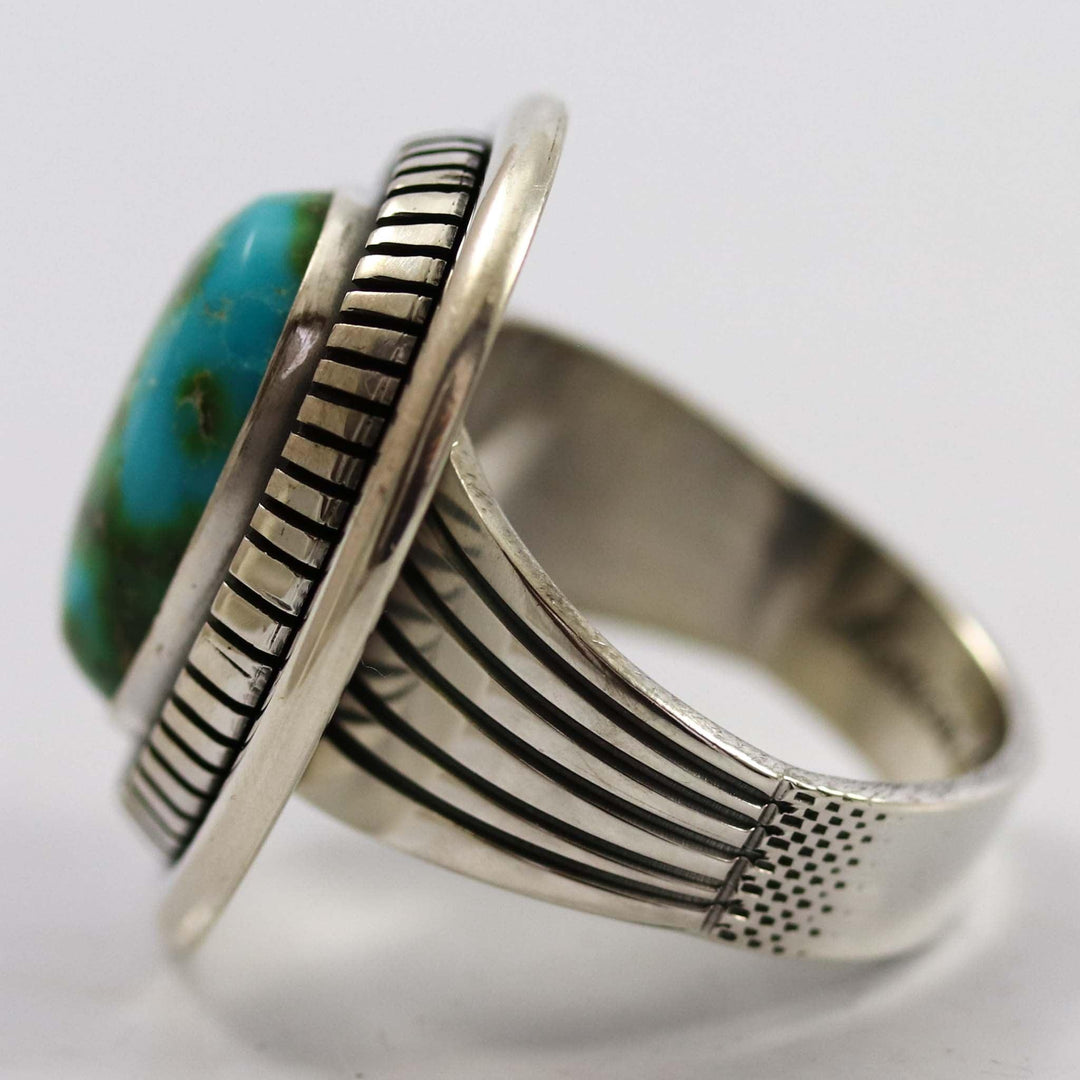 Sonoran Gold Turquoise Ring by Marian Nez - Garland's