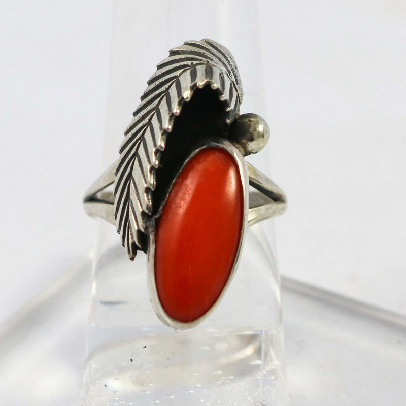 1970s Coral Ring by Vintage Collection - Garland&