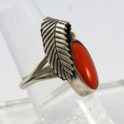 1970s Coral Ring by Vintage Collection - Garland's