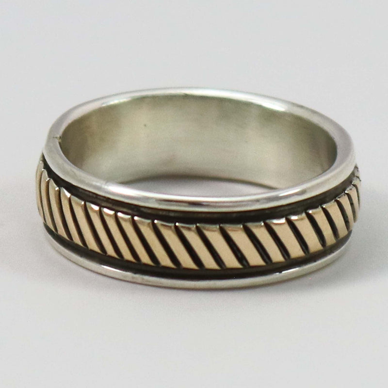 Gold on Silver Ring by Bruce Morgan - Garland&