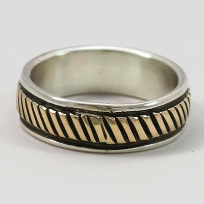 Gold on Silver Ring by Bruce Morgan - Garland's