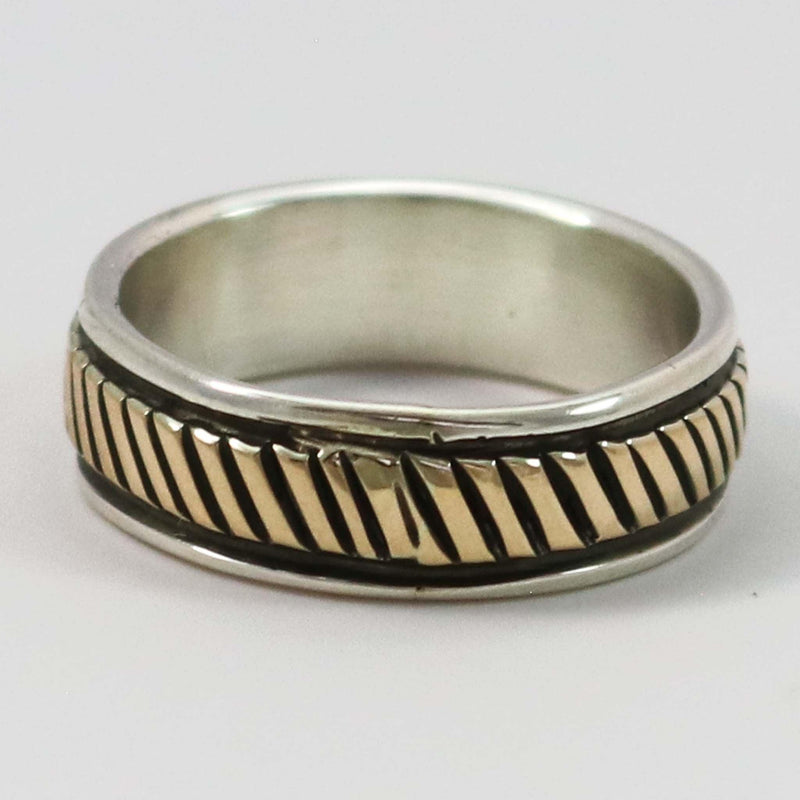 Gold on Silver Ring by Bruce Morgan - Garland&