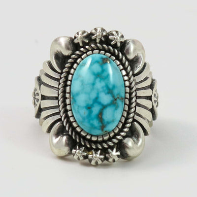 Kingman Turquoise Ring by Thomas Jim - Garland's