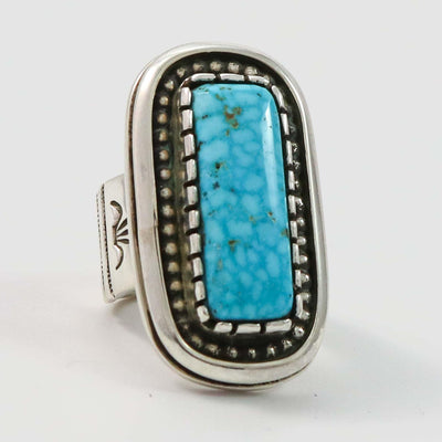 Kingman Turquoise Ring by Pete Johnson - Garland's