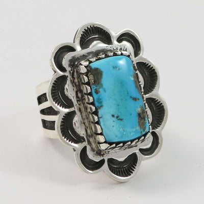 Morenci Turquoise Ring by Tommy Jackson - Garland's