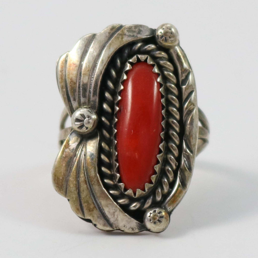 1970s Coral Ring by Vintage Collection - Garland's