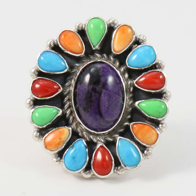 Multi-Stone Cluster Ring by Don Lucas - Garland's