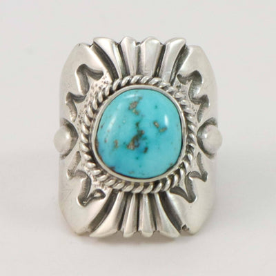 Turquoise Mountain Ring by Thomas Jim - Garland's