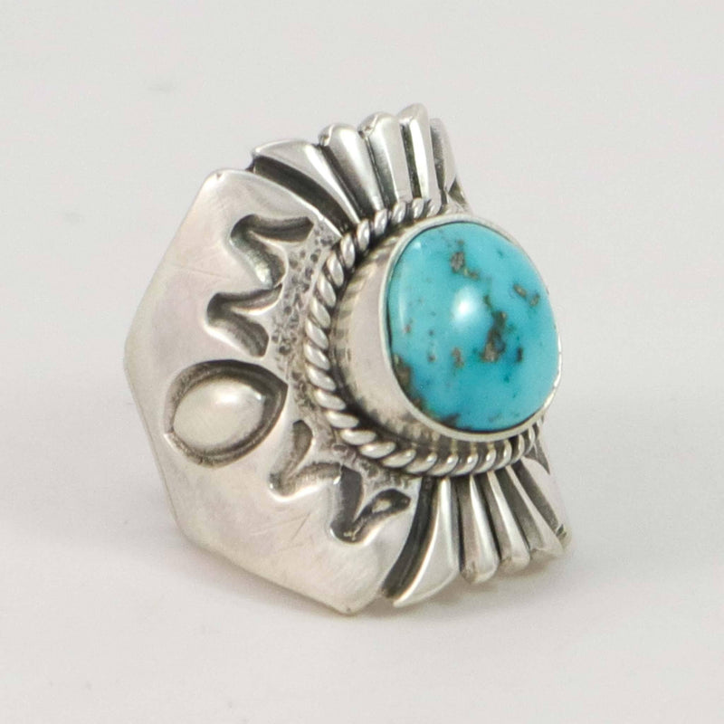 Turquoise Mountain Ring by Thomas Jim - Garland&
