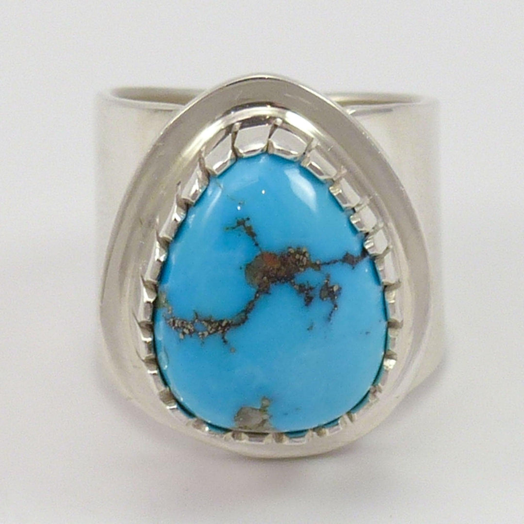 Morenci Turquoise Ring by Tommy Jackson - Garland's