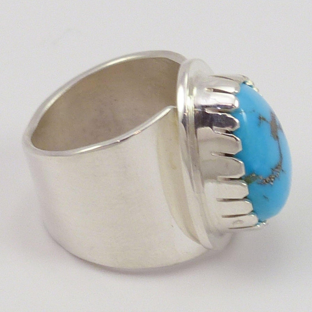 Morenci Turquoise Ring by Tommy Jackson - Garland's