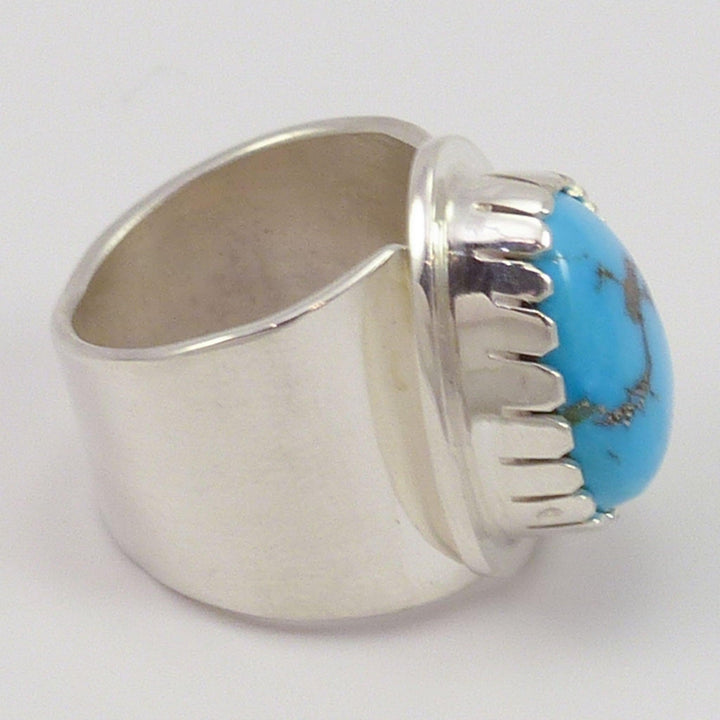 Morenci Turquoise Ring by Tommy Jackson - Garland's