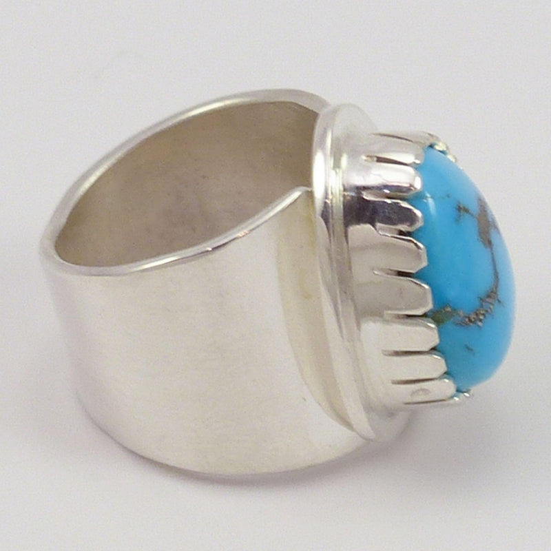 Morenci Turquoise Ring by Tommy Jackson - Garland&