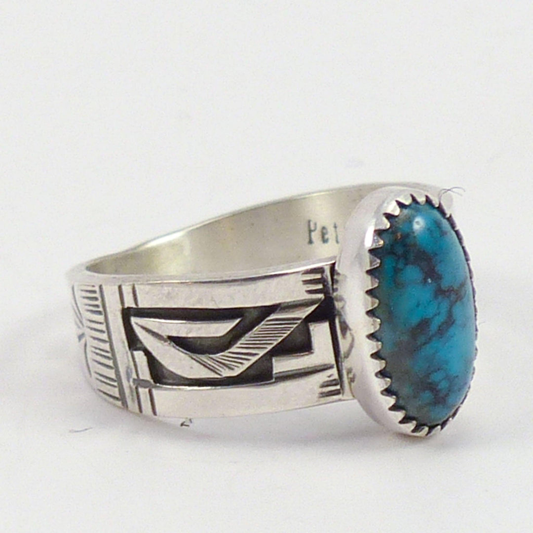 Kingman Turquoise Ring by Peter Nelson - Garland's